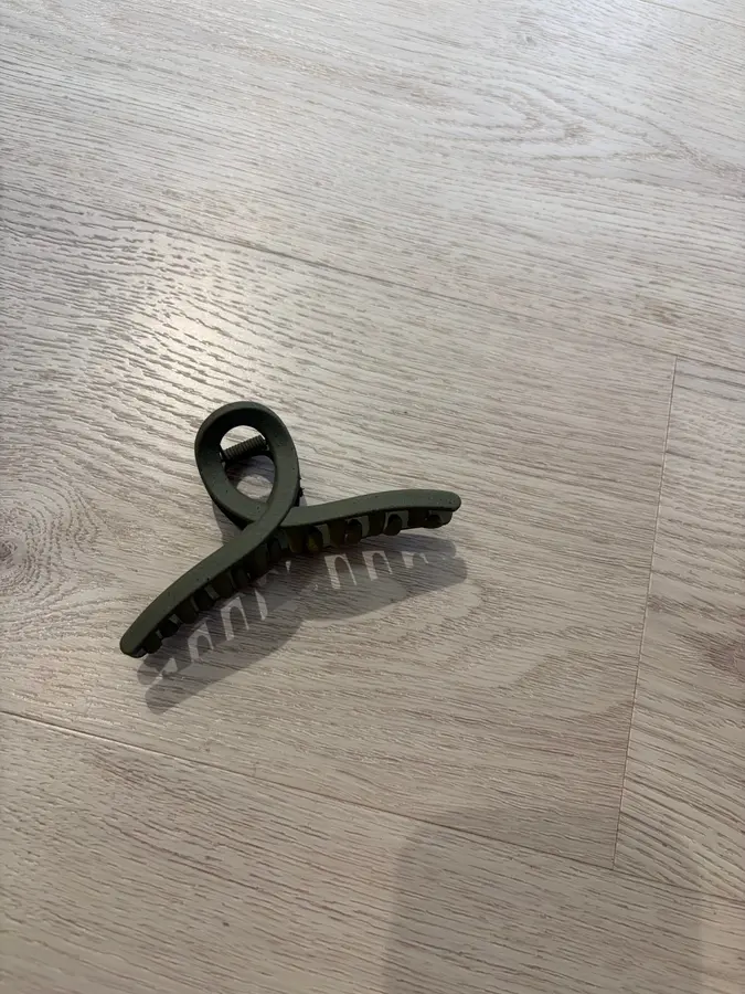 Haarspeld - elegant - groen - groot