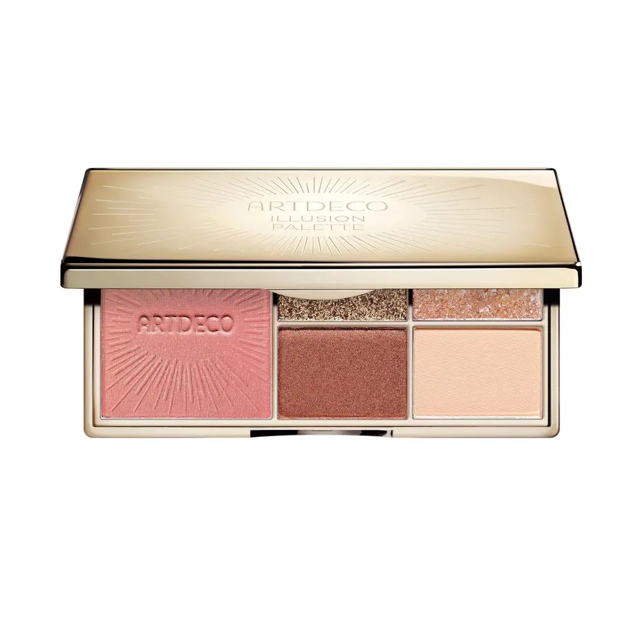 Illusion Palette for cheeks & eyes - goud (beschikbaar in 2 kleuren)