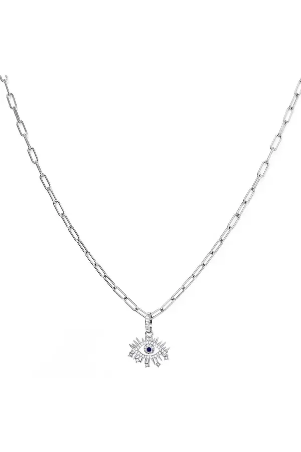 Ketting oog zilver koper