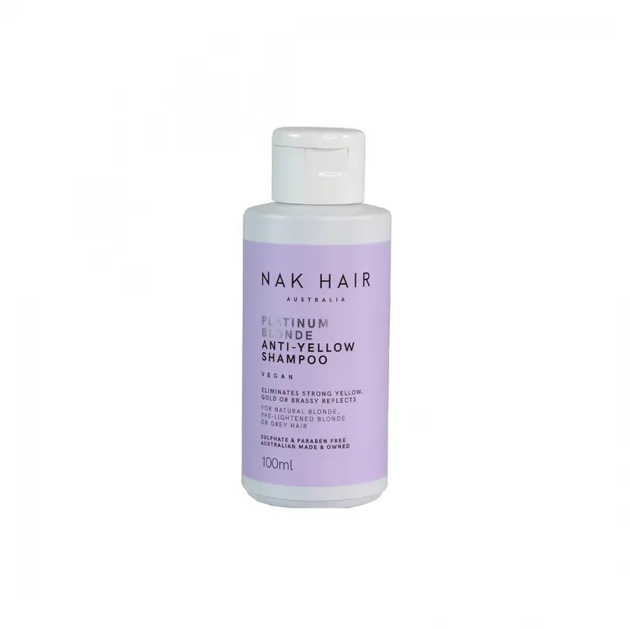 NAK HAIR Platinum Blonde Anti-Yellow Shampoo 100ML
