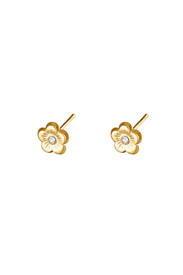 Oorbellen Flower Stainless Steel