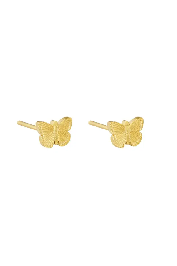 Oorbellen Fly Goud kleur Stainless Steel