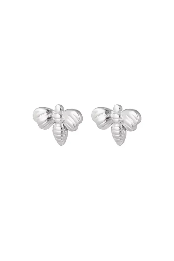 Oorstekkers bij - zilver